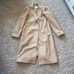 Long tan jacket